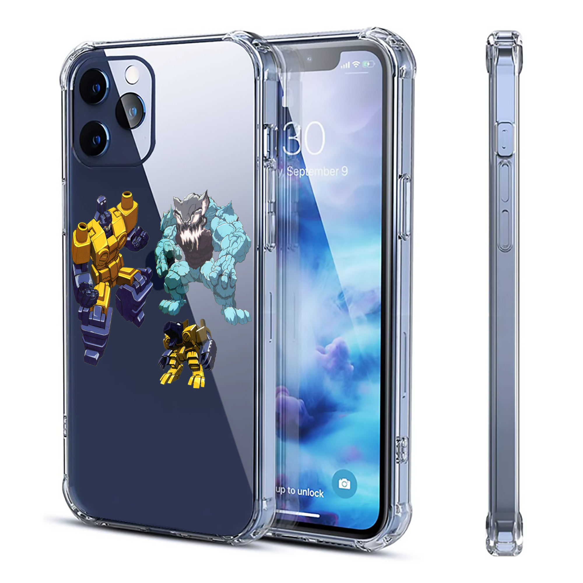 （画像用）  【iPhone 12シリーズ対応】透明スマホケース（クリアソフトケース）